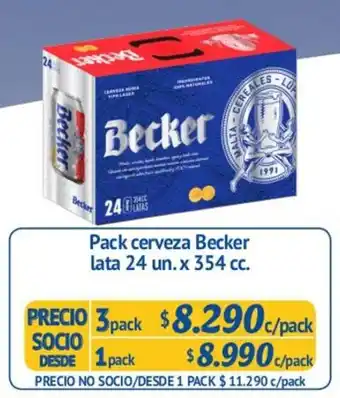 Alvi Becker Cerveza 24un. x x354cc. 3pack oferta