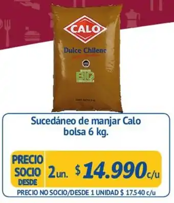 Alvi Sucedáneo de Manjar Calo Bolsa 6kg oferta