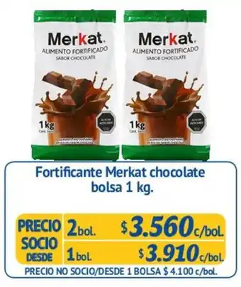 Alvi Fortificante Merkat Chocolate Bolsa 2bol. 1kg oferta