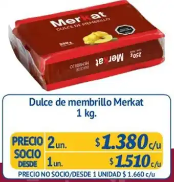 Alvi Dulce de Membrillo Merkat 1kg 2un oferta