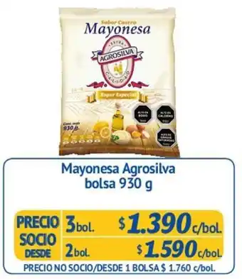 Alvi Mayonesa Agrosilva Bolsa 3bol. 930g oferta