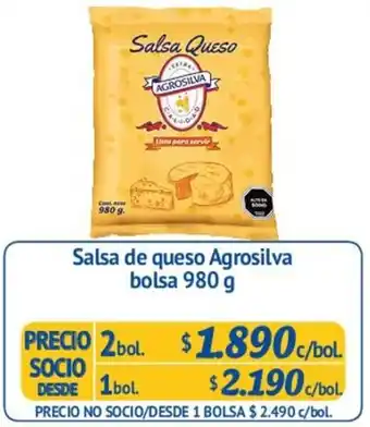 Alvi Salsa de Queso Agrosilva Bolsa 2bol. 980g oferta