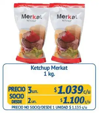 Alvi Ketchup Merkat 3un. 1kg oferta