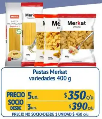 Alvi Pastas Merkat Variedades 5un. 400g oferta