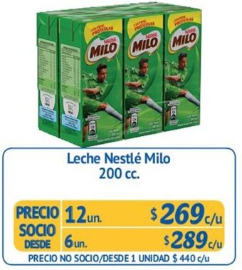 Alvi Leche Nestlé Milo 12un. 200cc. oferta