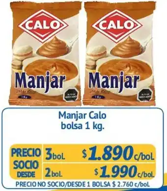 Alvi Manjar Calo Bolsa 3bol. 1kg oferta