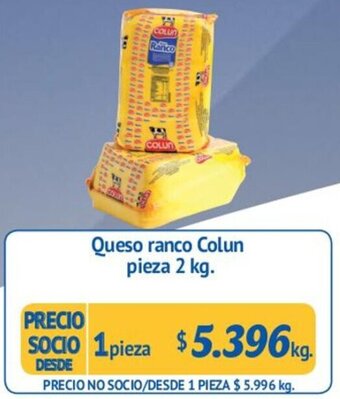 Alvi Queso Ranco Colun Pieza 2kg oferta