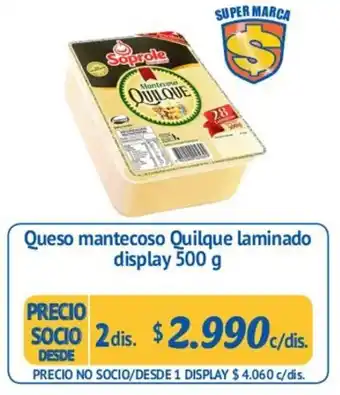 Alvi Queso Mantecoso Quilque Laminado Display 500g oferta