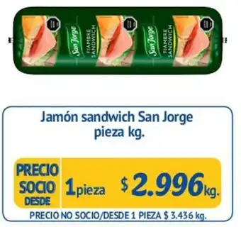 Alvi Jamón Sandwich San Jorge Pieza oferta