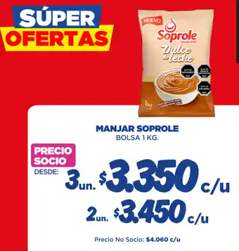 Manjar soprole bolsa