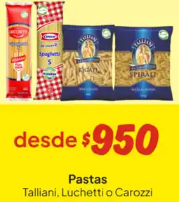Unimarc Pastas talliani, luchetti o carozzi oferta