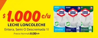 Loncoleche entera, semi o descremada