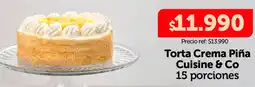 Santa Isabel Cuisine & co torta crema piña oferta