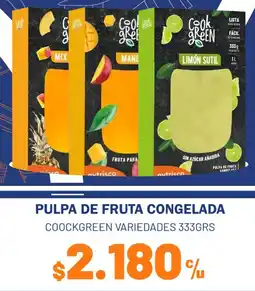 Provimarket Coockgreen pulpa de fruta congelada variedades oferta