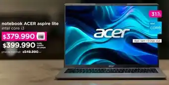 Acer notebook aspire lite
