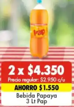 Super Bodega a Cuenta Papaya bebida pap oferta