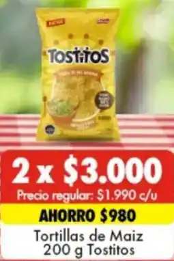 Super Bodega a Cuenta Tostitos tortillas de maiz oferta