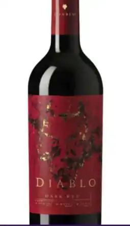 Super Bodega a Cuenta Diablo ensamblaje vino tinto diablo dark red botella oferta