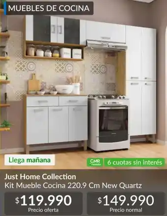 Just home collection kit mueble cocina