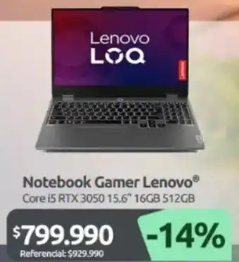 Lenovo notebook gamer