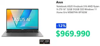 Asus notebook vivobook