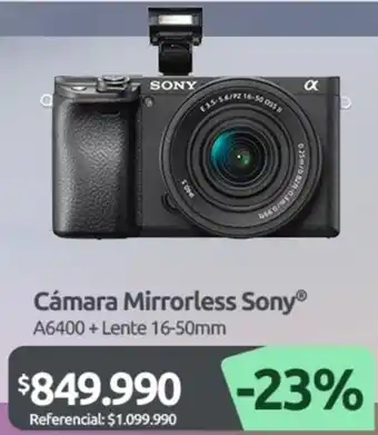 Sony cámara mirrorless