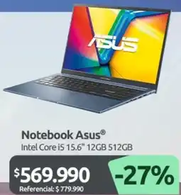 PC Factory Asus notebook oferta