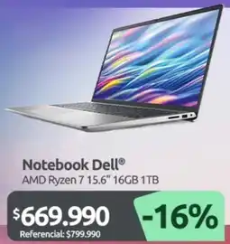 PC Factory Dell notebook oferta