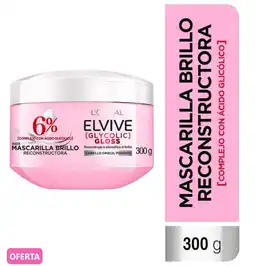 Maicao Elvive crema de tratamiento glycolic gloss oferta
