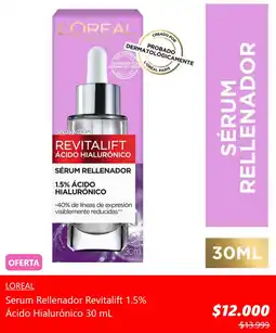 Maicao Loreal serum rellenador revitalift 1.5% oferta