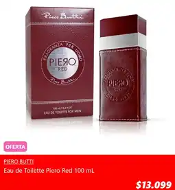 Maicao Piero butte eau de toilette piero red oferta