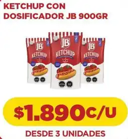 Comercial Castro JB ketchup con dosificador oferta