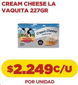 Comercial Castro La vaquita cream cheese oferta