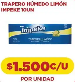 Comercial Castro Impeke trapero húmedo limón oferta