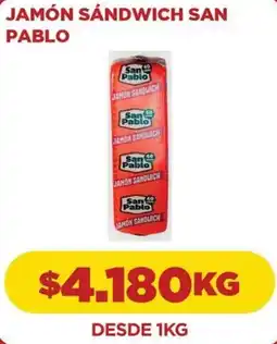 Comercial Castro San pablo jamón sándwich oferta