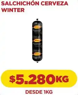 Comercial Castro Winter salchichón cerveza oferta
