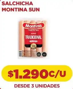 Comercial Castro Montina salchicha oferta