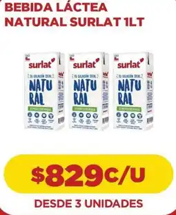 Comercial Castro Surlat bebida láctea natural oferta