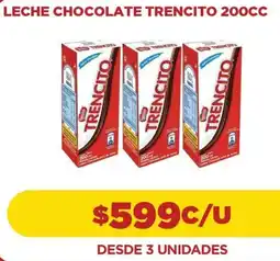 Comercial Castro Trencito leche chocolate oferta