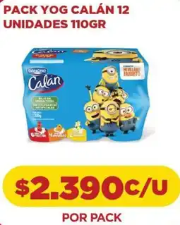 Comercial Castro Calán pack yog 12 unidades oferta