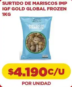 Comercial Castro Surtido de mariscos imp iqf gold global frozen oferta
