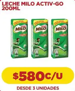 Comercial Castro Activ-go leche milo oferta