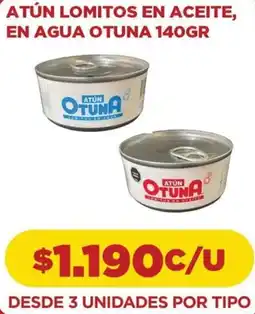 Comercial Castro Atún otuna lomitos en aceite, en agua oferta