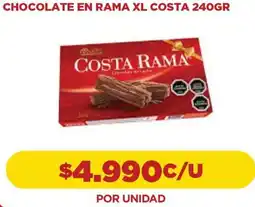 Comercial Castro Costa chocolate en rama xl oferta