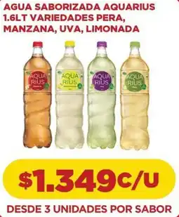 Comercial Castro Aquarius saborizada agua oferta
