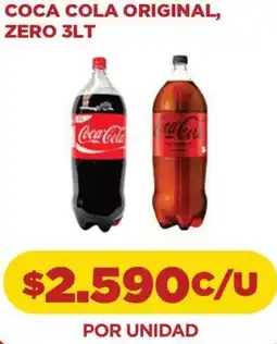 Comercial Castro Coca cola original, zero oferta