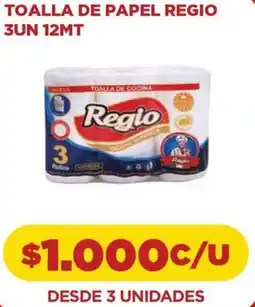 Comercial Castro Regio toalla de papel oferta