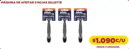 Comercial Castro Gillette máquina de afeitar oferta