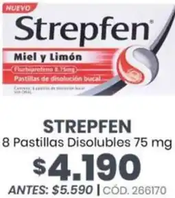 Cruz Verde Strepfen 8 pastillas disolubles oferta