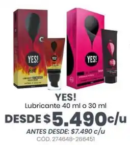 Cruz Verde Yes! lubricante oferta